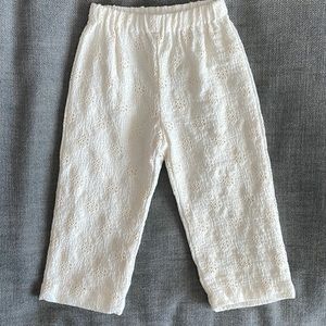 Zara embroidered pants
